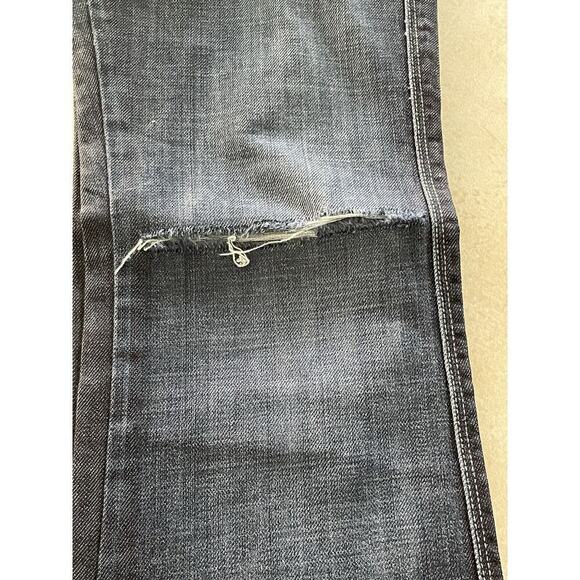 JAMES CURED BY SEUN Dry Aged Denim Womens Size 26 Dark Washed Jeans Low Rise - Picture 12 of 13